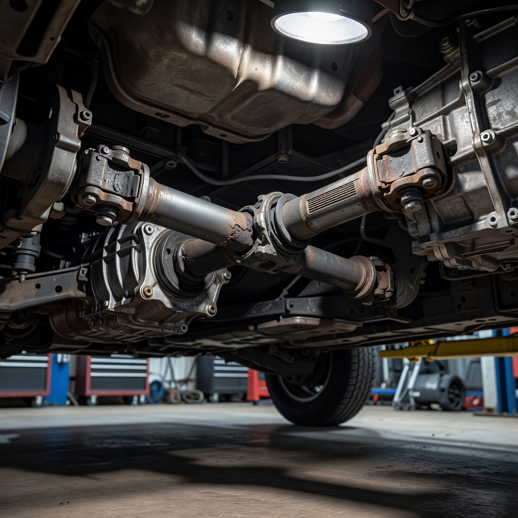 кардан Navara D40 АКПП illustration for Кардан на Nissan X-Trail T31 с МКПП: причины вибра