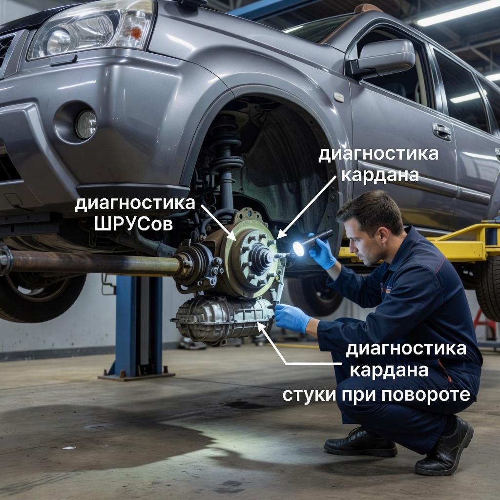 кардан Nissan Skyline V35 illustration for Nissan X-Trail T31 с вариатором: стуки при поворот