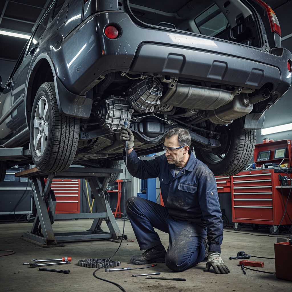 адаптация полного привода Nissan illustration for Nissan X-Trail T31: стуки при включен